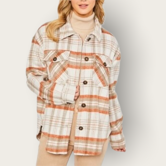 Heavy weighted Oversized Flannel