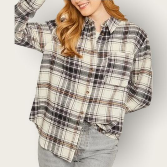 Over Sized Baggy Flannel