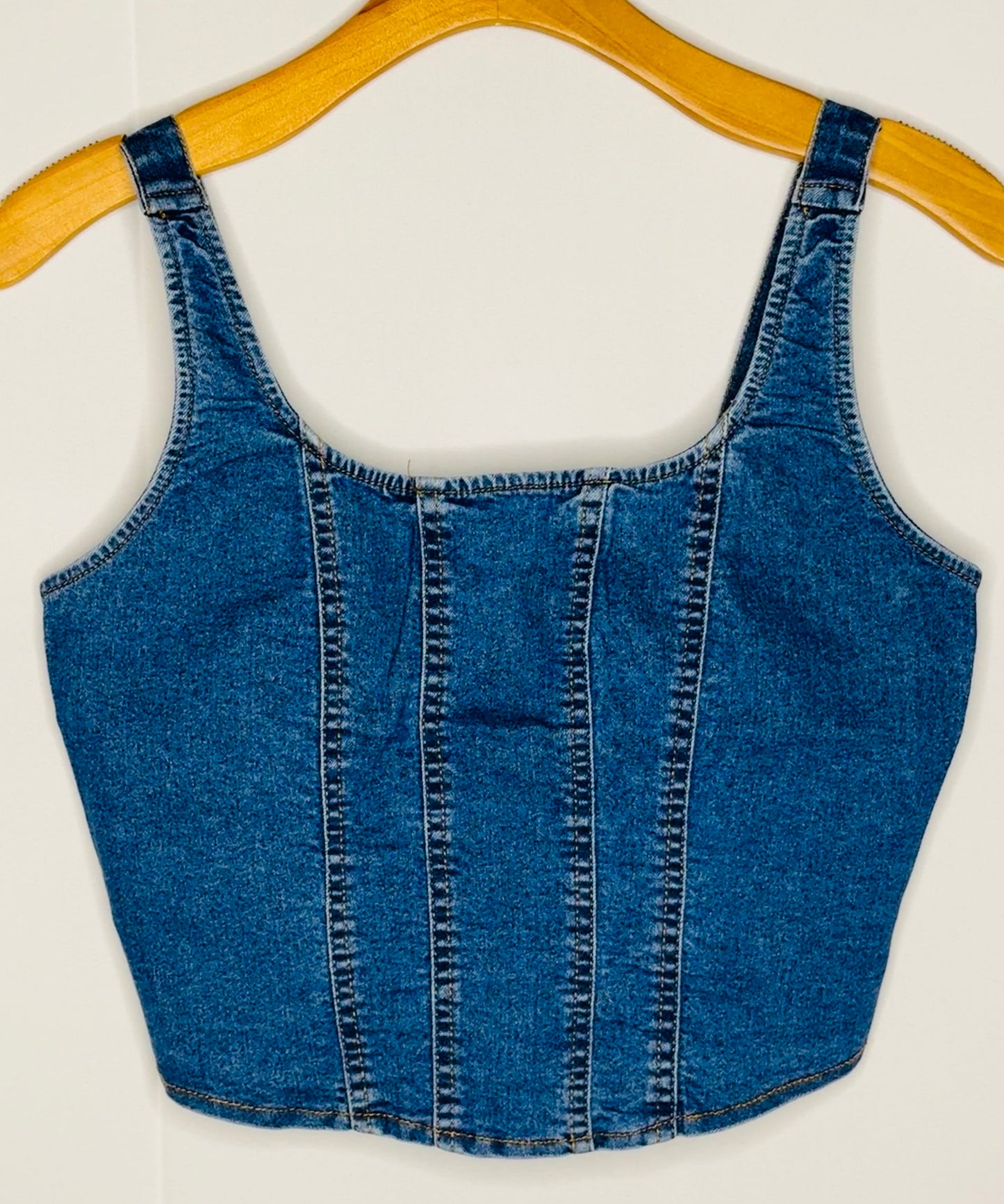 Denim Essential Corset Top