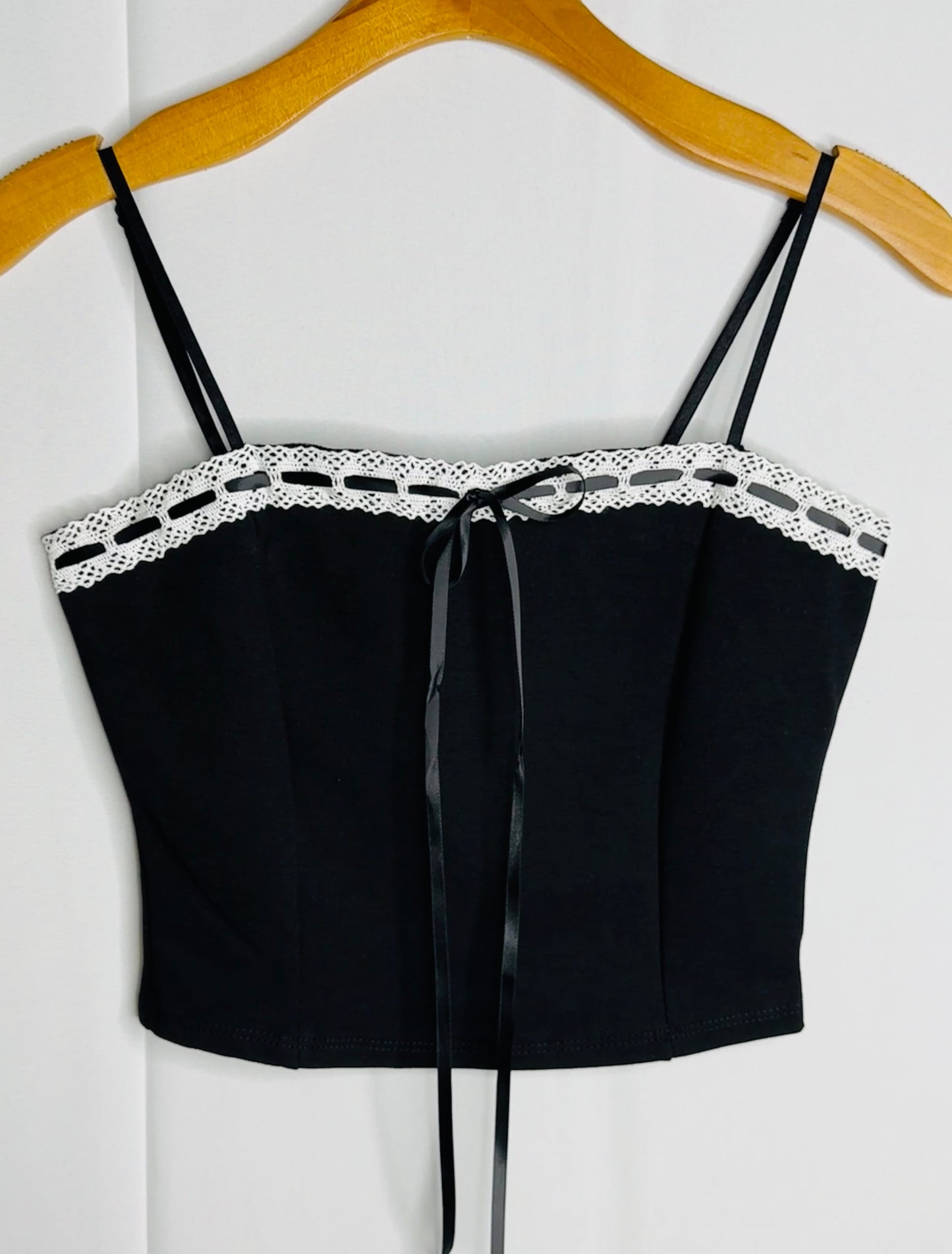 Essential Laced-Trimmed Corset top