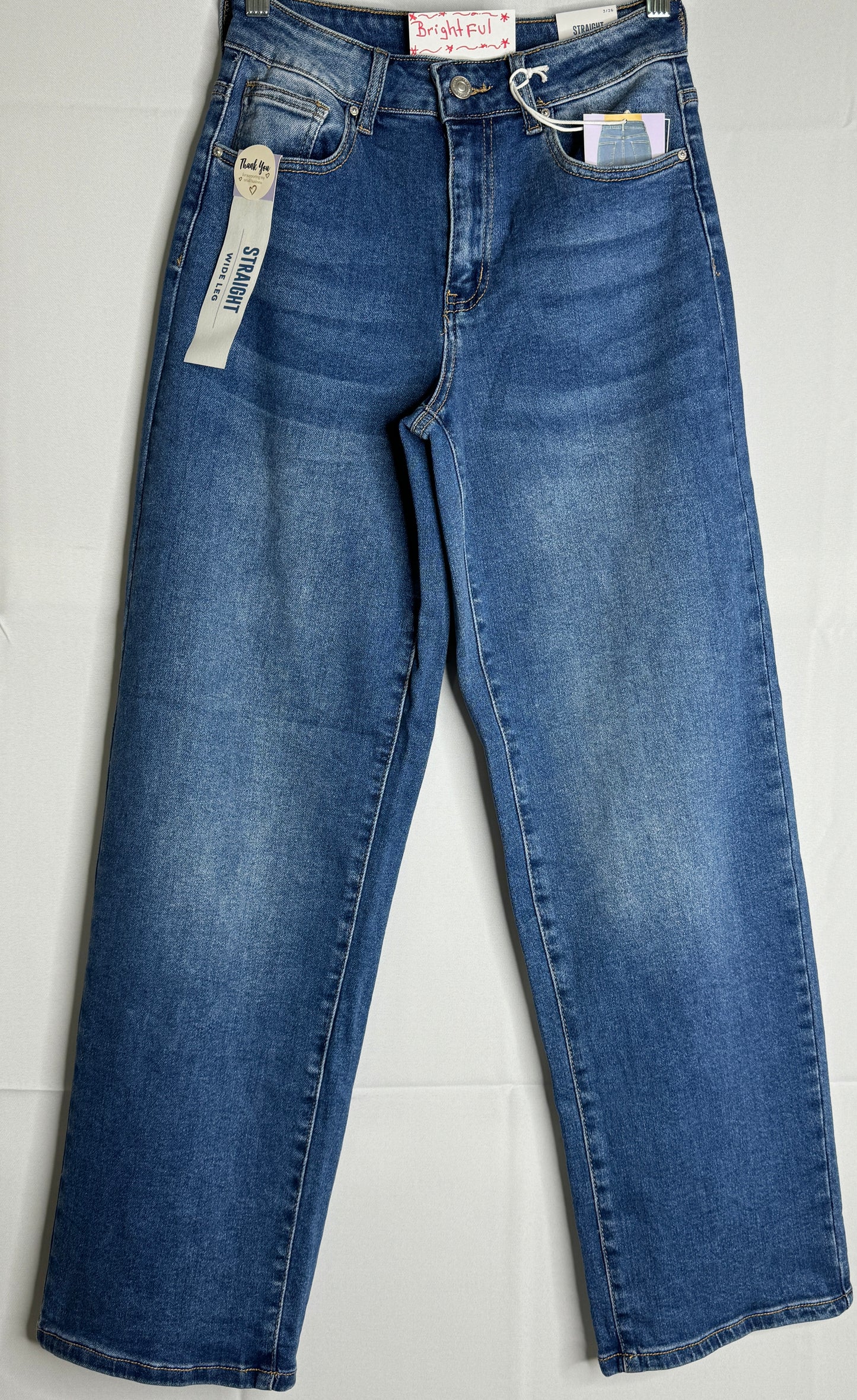 Straight Denim Dark-wash