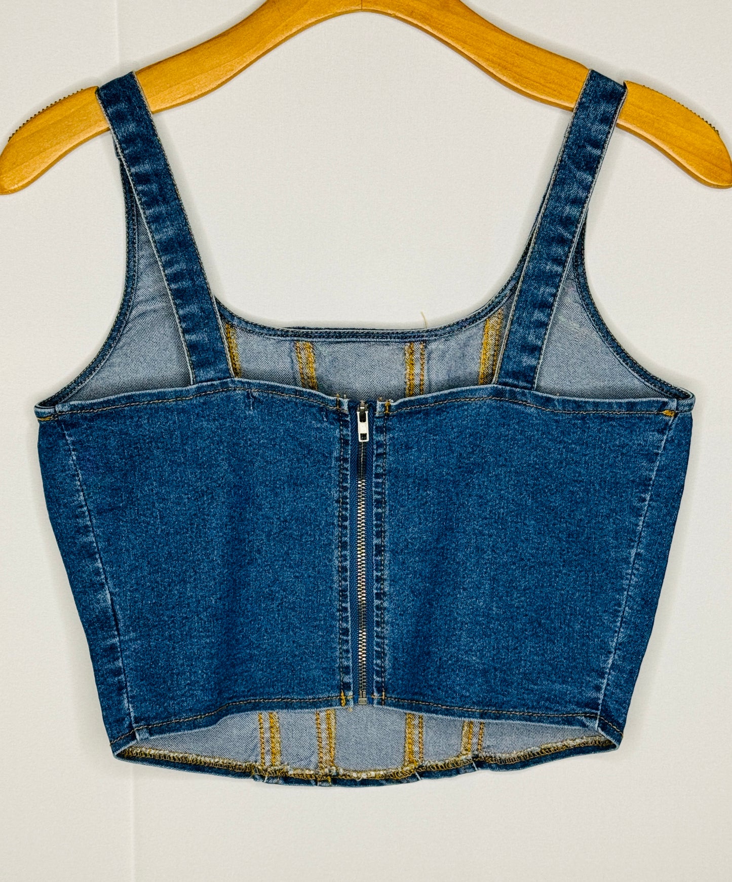 Denim Essential Corset Top