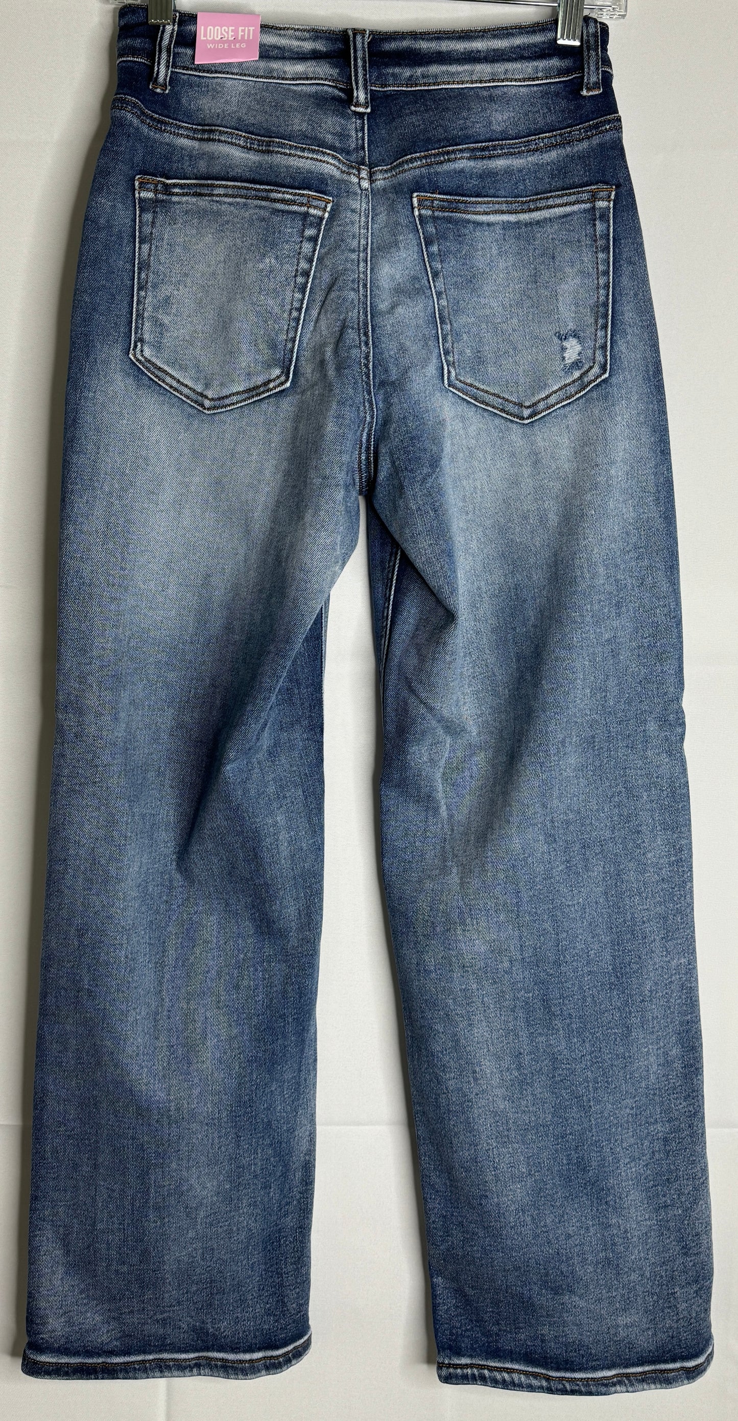 Washed-Ripped Loose Fit Denim Jeans