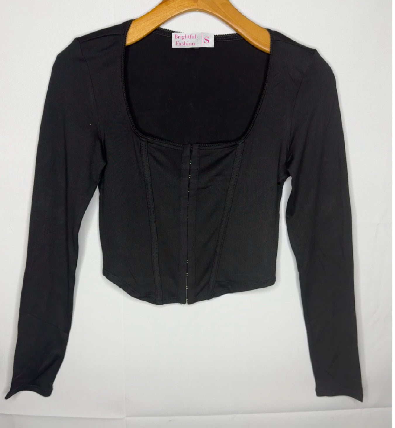 Essential Long Sleeve Corset Top